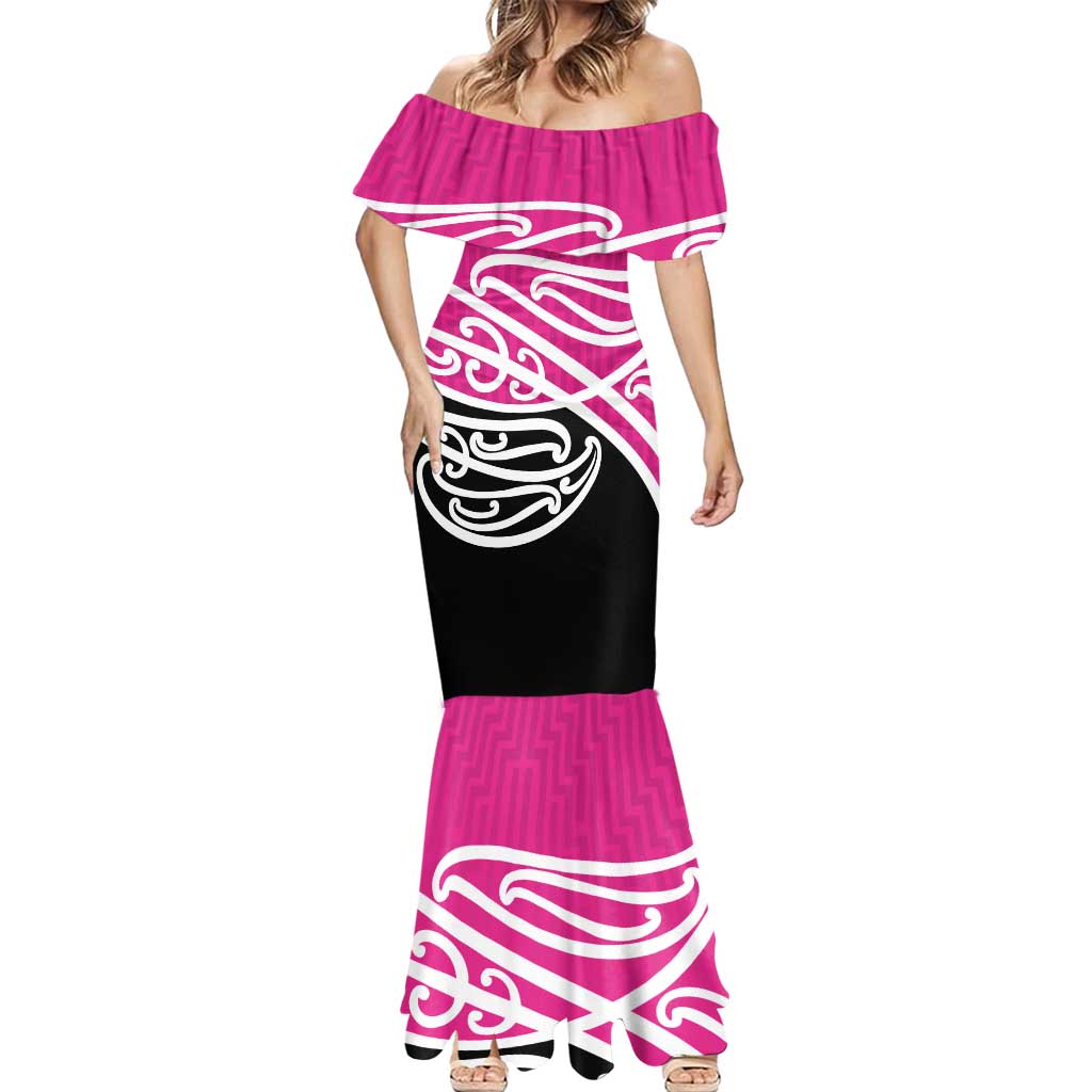 All Pink New Zealand Kowhai Ngutukak Mermaid Dress - Aussie Hoodie