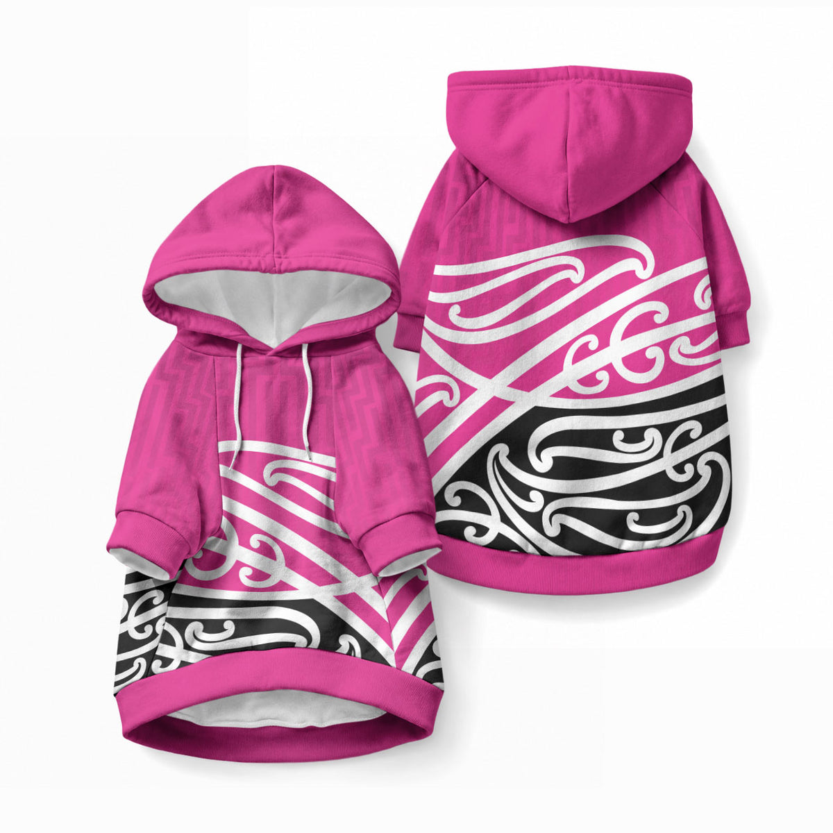 All Pink New Zealand Kowhai Ngutukaka Pet Hoodie
