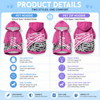 All Pink New Zealand Kowhai Ngutukaka Pet Hoodie