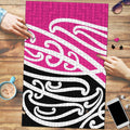 All Pink New Zealand Kowhai Ngutukak Puzzle - Aussie Hoodie