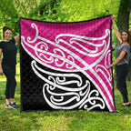 All Pink New Zealand Kowhai Ngutukak Quilt - Aussie Hoodie