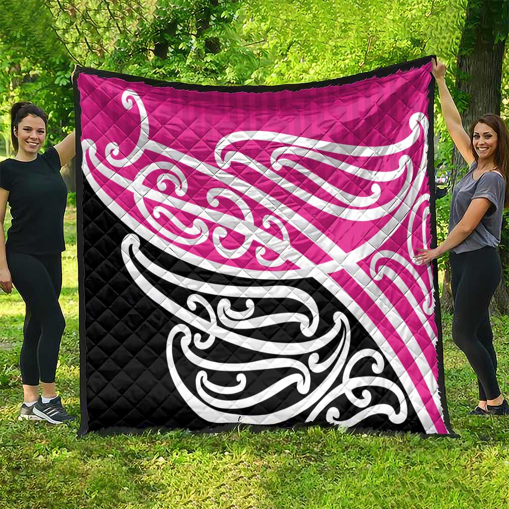 All Pink New Zealand Kowhai Ngutukak Quilt - Aussie Hoodie