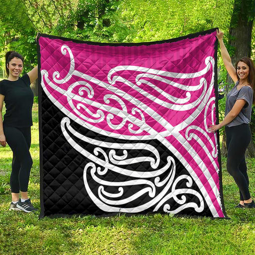 All Pink New Zealand Kowhai Ngutukak Quilt - Aussie Hoodie