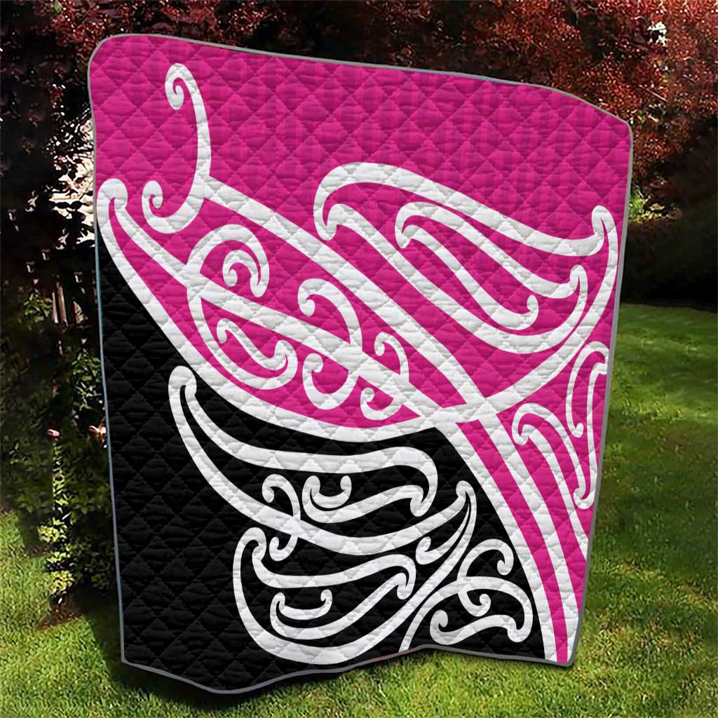 All Pink New Zealand Kowhai Ngutukak Quilt - Aussie Hoodie