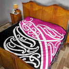 All Pink New Zealand Kowhai Ngutukak Quilt - Aussie Hoodie
