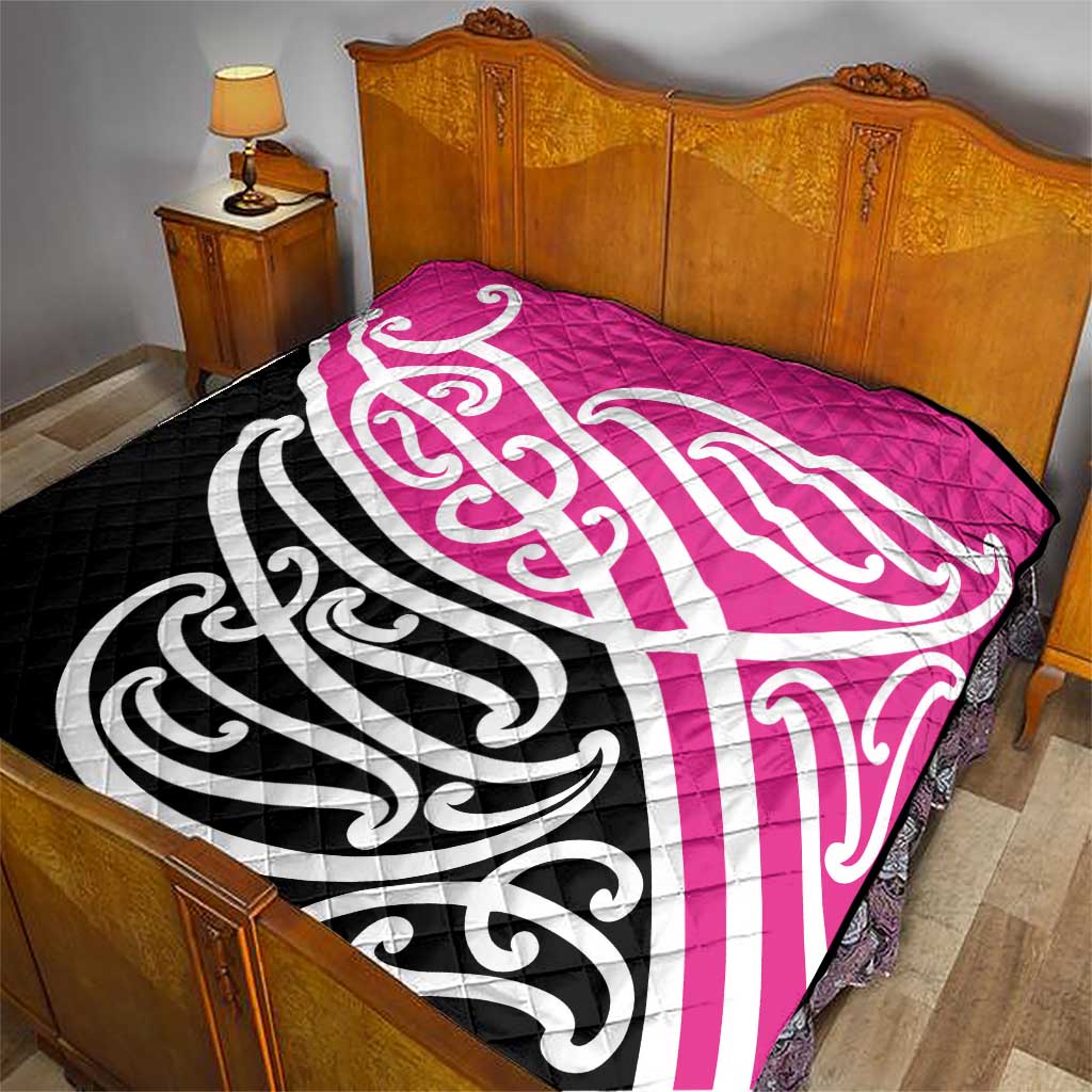 All Pink New Zealand Kowhai Ngutukak Quilt - Aussie Hoodie