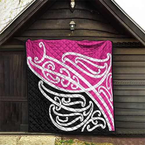 All Pink New Zealand Kowhai Ngutukak Quilt - Aussie Hoodie