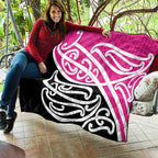 All Pink New Zealand Kowhai Ngutukak Quilt - Aussie Hoodie