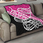 All Pink New Zealand Kowhai Ngutukak Quilt - Aussie Hoodie