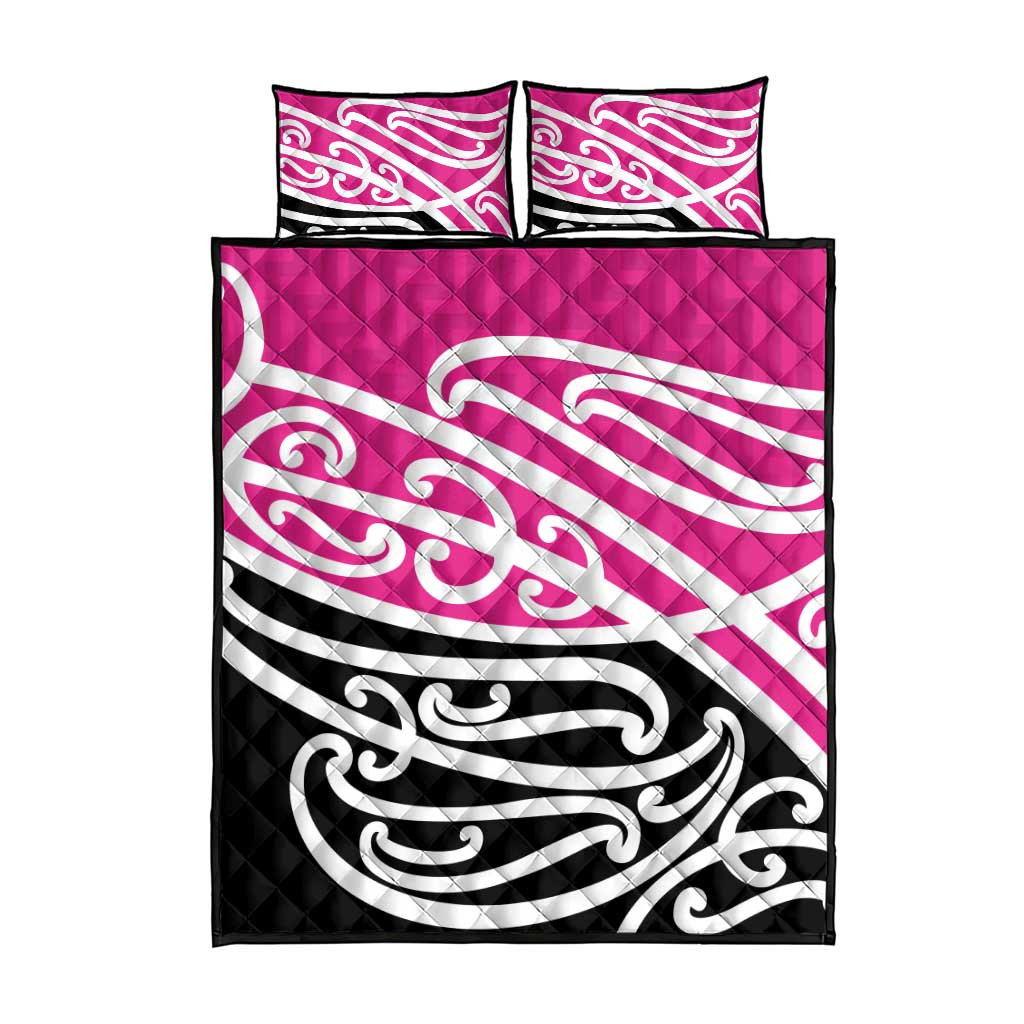 All Pink New Zealand Kowhai Ngutukak Quilt Bed Set - Aussie Hoodie