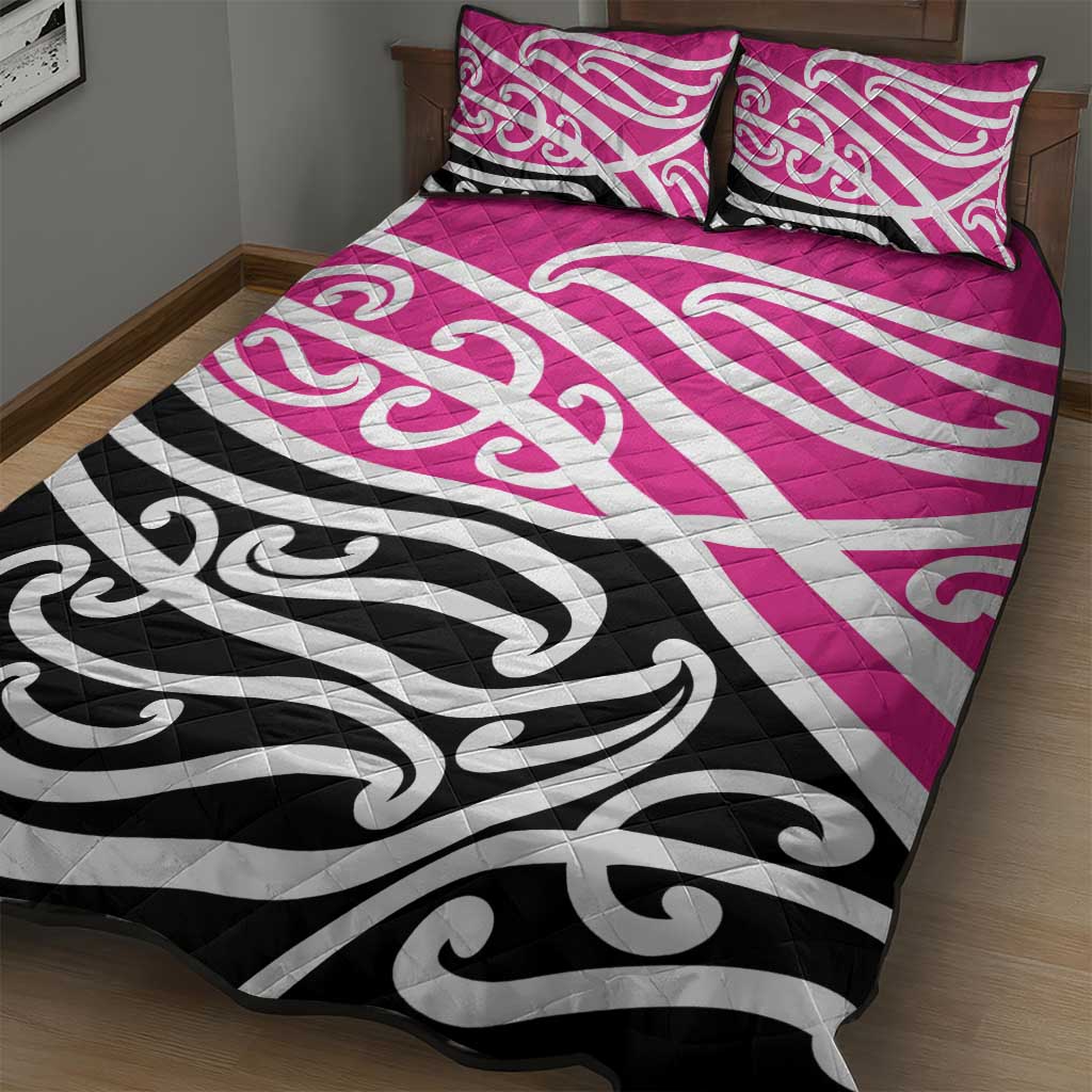 All Pink New Zealand Kowhai Ngutukak Quilt Bed Set - Aussie Hoodie