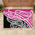 All Pink New Zealand Kowhai Ngutukak Rubber Doormat - Aussie Hoodie