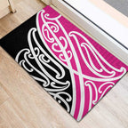 All Pink New Zealand Kowhai Ngutukak Rubber Doormat - Aussie Hoodie