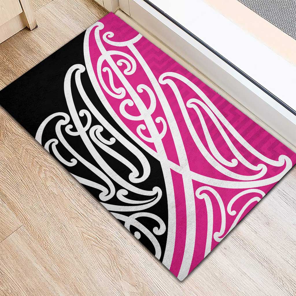 All Pink New Zealand Kowhai Ngutukak Rubber Doormat - Aussie Hoodie