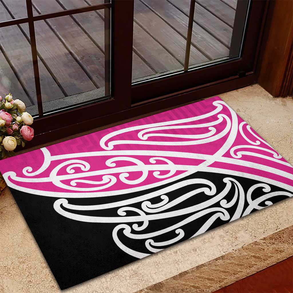 All Pink New Zealand Kowhai Ngutukak Rubber Doormat - Aussie Hoodie