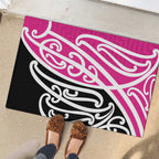 All Pink New Zealand Kowhai Ngutukak Rubber Doormat - Aussie Hoodie
