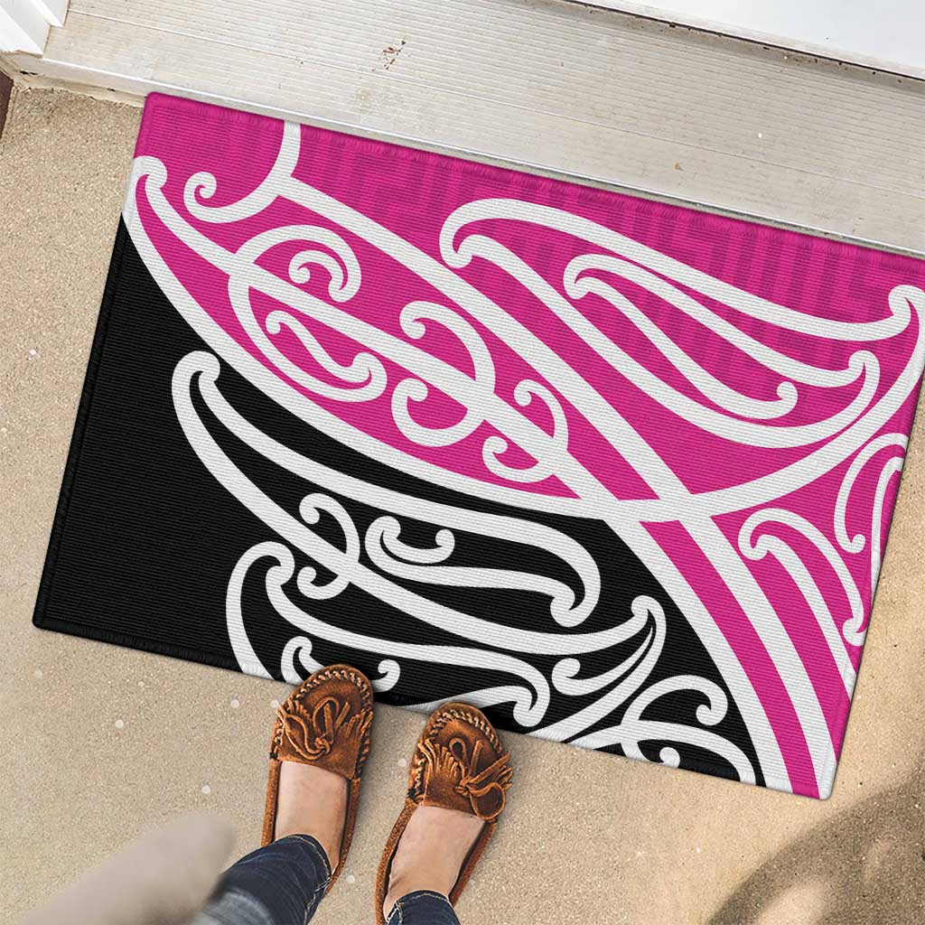 All Pink New Zealand Kowhai Ngutukak Rubber Doormat - Aussie Hoodie