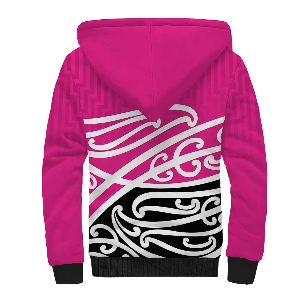All Pink New Zealand Kowhai Ngutukak Sherpa Hoodie - Aussie Hoodie