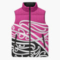 All Pink New Zealand Kowhai Ngutukak Sleeveless Puffer Jacket - Aussie Hoodie