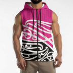 All Pink New Zealand Kowhai Ngutukak Sleeveless Zip Hoodie LT9