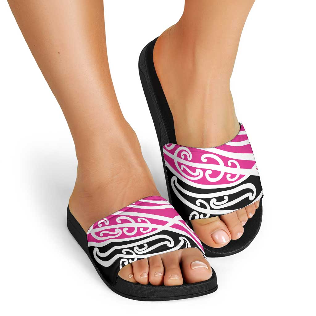 All Pink New Zealand Kowhai Ngutukak Slide Sandals - Aussie Hoodie