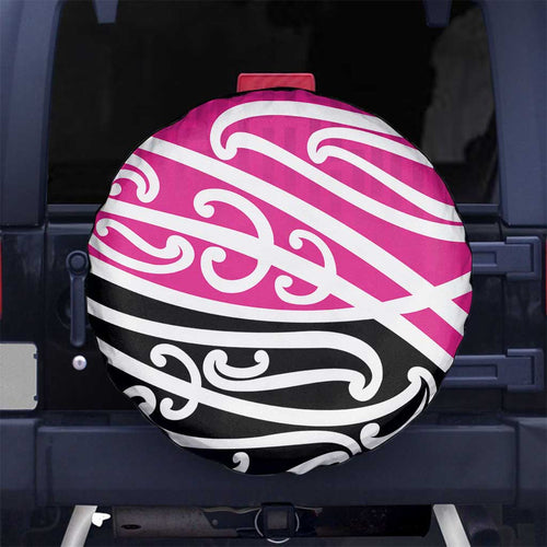 All Pink New Zealand Kowhai Ngutukak Spare Tire Cover - Aussie Hoodie