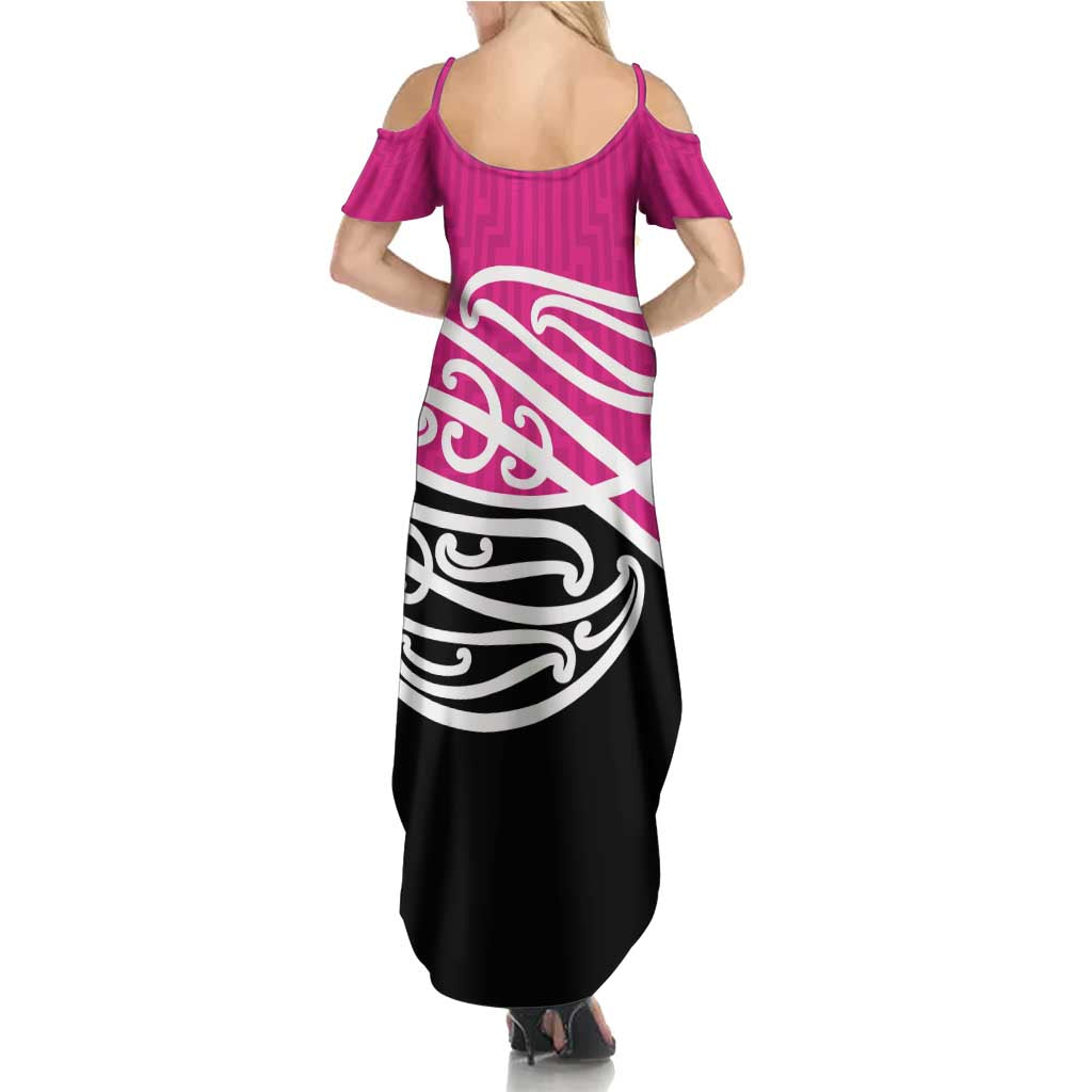 All Pink New Zealand Kowhai Ngutukak Summer Maxi Dress - Aussie Hoodie