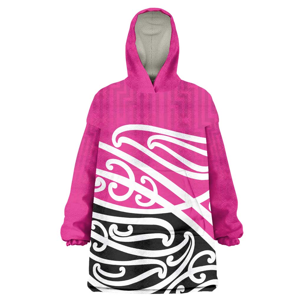 All Pink New Zealand Kowhai Ngutukak Wearable Blanket Hoodie - Aussie Hoodie