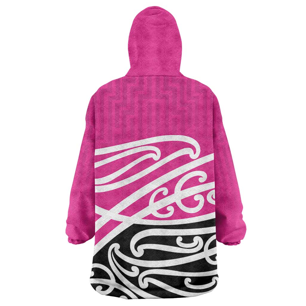 All Pink New Zealand Kowhai Ngutukak Wearable Blanket Hoodie - Aussie Hoodie