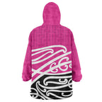 All Pink New Zealand Kowhai Ngutukak Wearable Blanket Hoodie - Aussie Hoodie