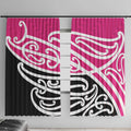 All Pink New Zealand Kowhai Ngutukak Window Curtain - Aussie Hoodie