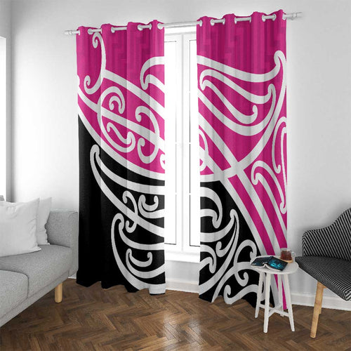 All Pink New Zealand Kowhai Ngutukak Window Curtain - Aussie Hoodie