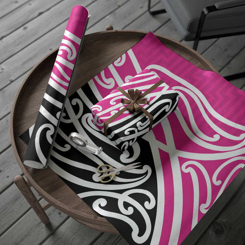 All Pink New Zealand Kowhai Ngutukak Wrapping Paper - Aussie Hoodie