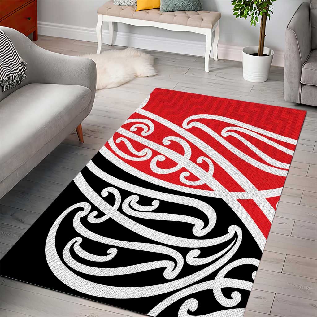 All Red New Zealand Kowhai Ngutukak Area Rug - Aussie Hoodie