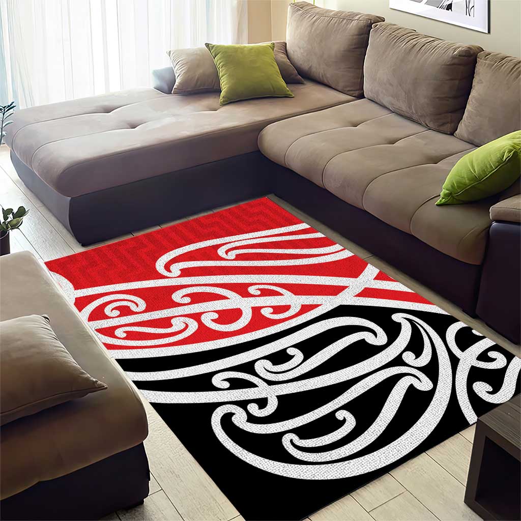 All Red New Zealand Kowhai Ngutukak Area Rug - Aussie Hoodie