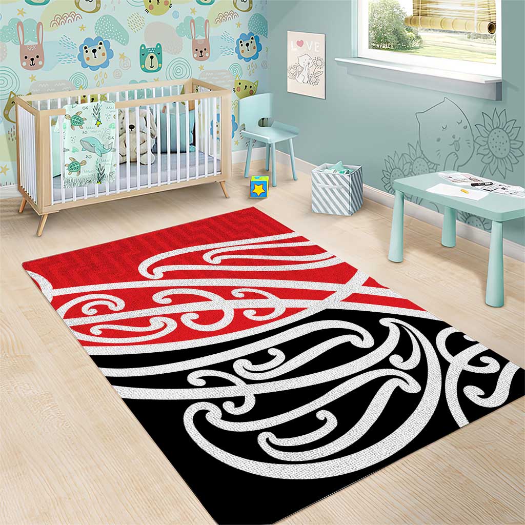 All Red New Zealand Kowhai Ngutukak Area Rug - Aussie Hoodie