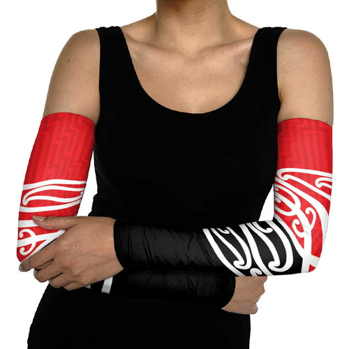All Red New Zealand Kowhai Ngutukak Arm Sleeves - Aussie Hoodie