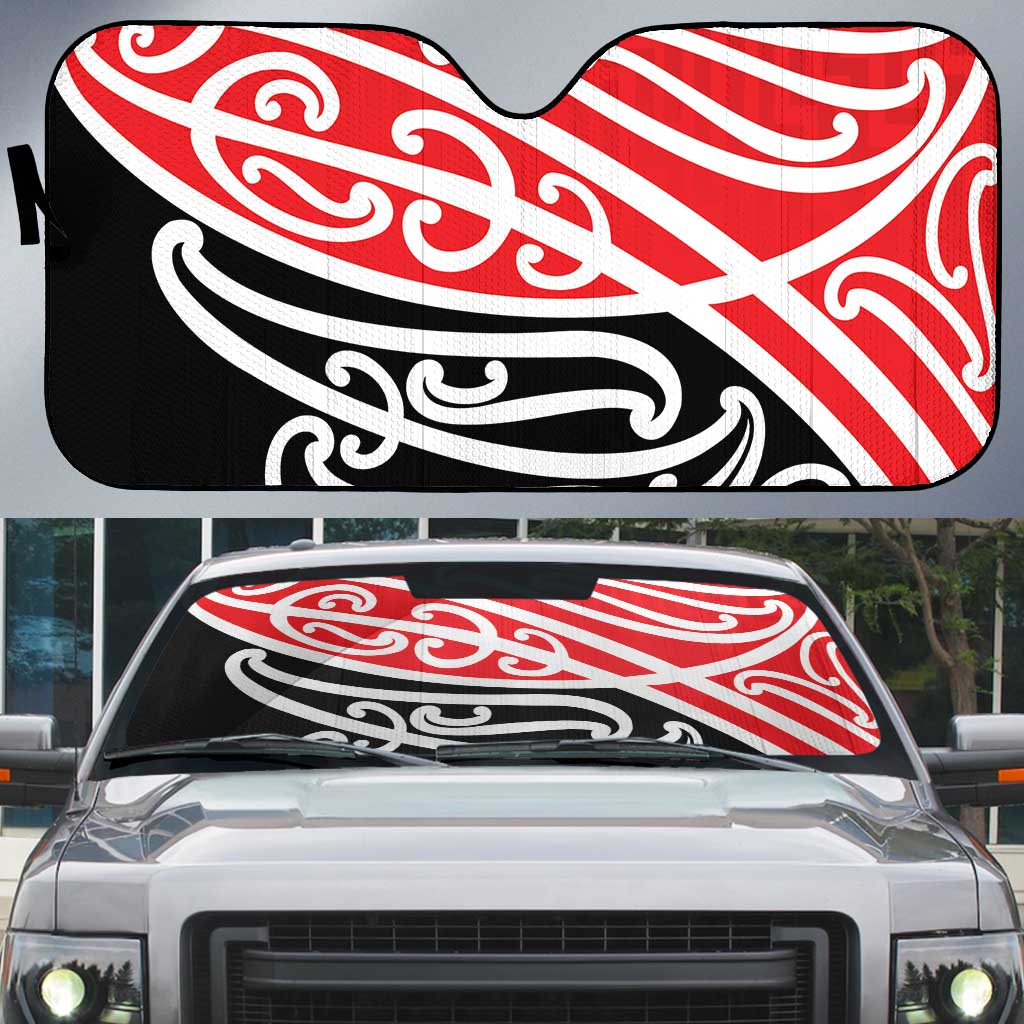 All Red New Zealand Kowhai Ngutukak Auto Sun Shade - Aussie Hoodie