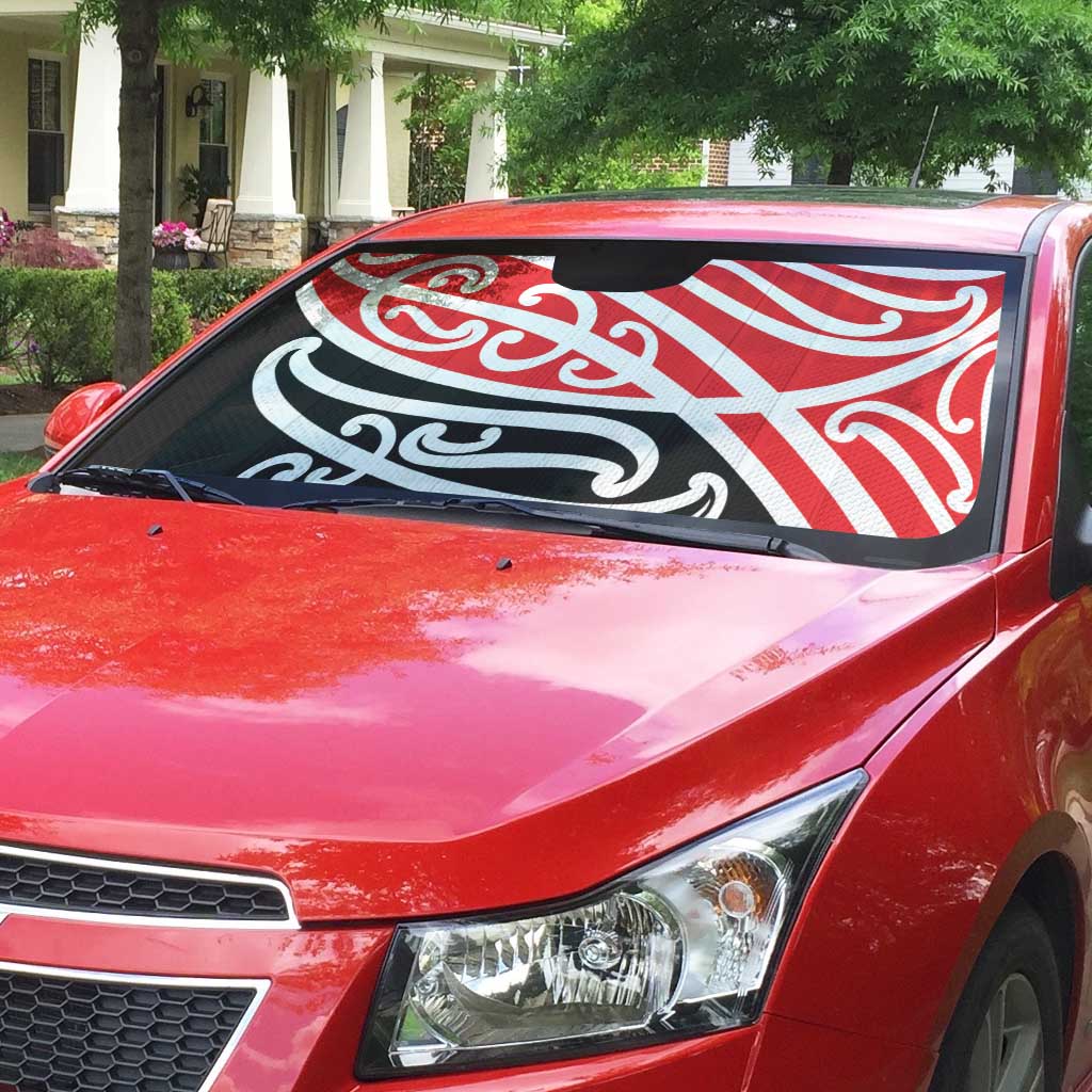 All Red New Zealand Kowhai Ngutukak Auto Sun Shade - Aussie Hoodie