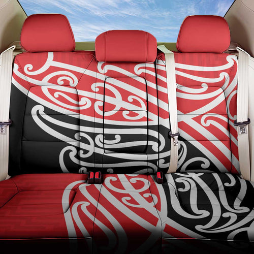 All Red New Zealand Kowhai Ngutukak Back Car Seat Cover - Aussie Hoodie