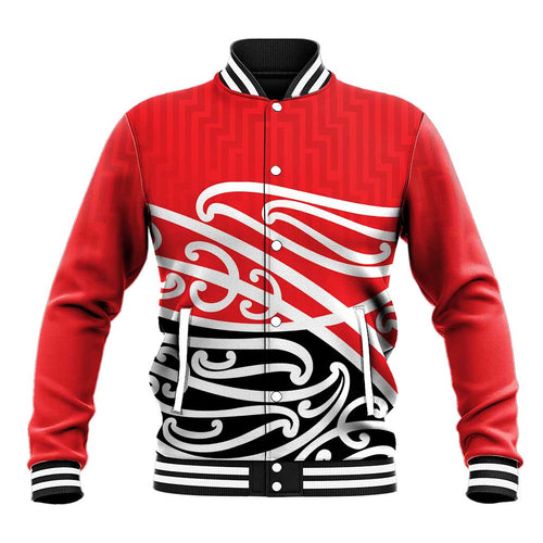 All Red New Zealand Kowhai Ngutukak Baseball Jacket - Aussie Hoodie