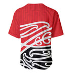 All Red New Zealand Kowhai Ngutukak Baseball Jersey - Aussie Hoodie