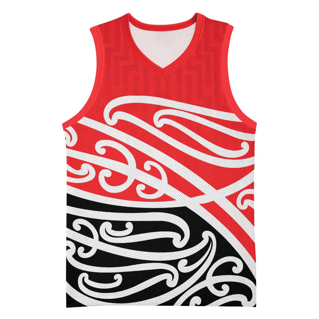 All Red New Zealand Kowhai Ngutukak Basketball Jersey - Aussie Hoodie