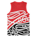 All Red New Zealand Kowhai Ngutukak Basketball Jersey - Aussie Hoodie