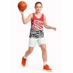 All Red New Zealand Kowhai Ngutukak Basketball Jersey - Aussie Hoodie