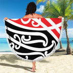 All Red New Zealand Kowhai Ngutukak Beach Blanket - Aussie Hoodie