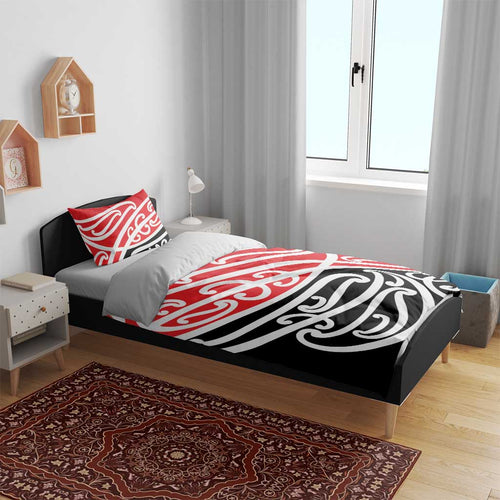 All Red New Zealand Kowhai Ngutukak Bedding Set - Aussie Hoodie