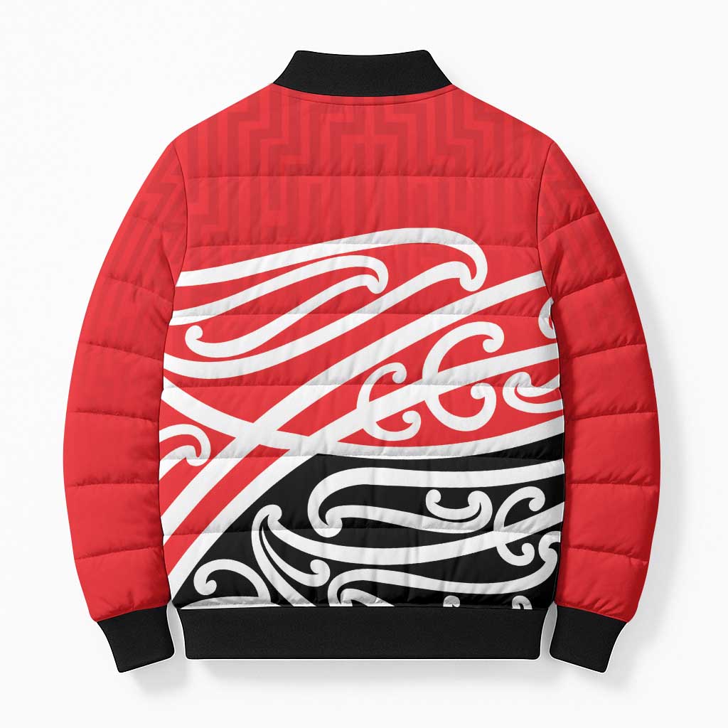 All Red New Zealand Kowhai Ngutukak Bomber Puffer Jacket - Aussie Hoodie