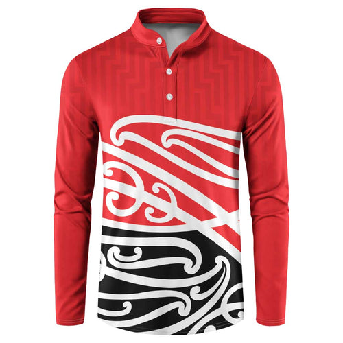 All Red New Zealand Kowhai Ngutukak Button Sweatshirt - Aussie Hoodie