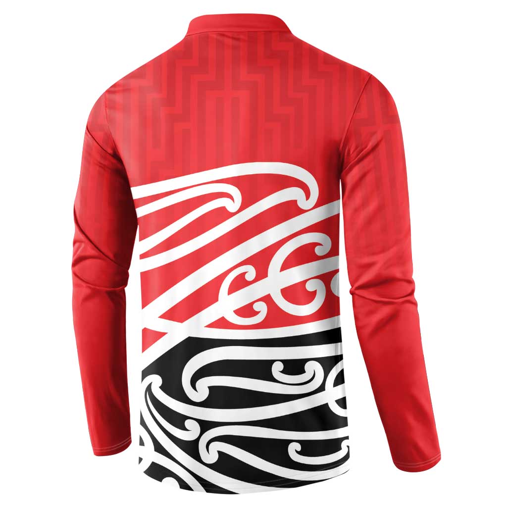 All Red New Zealand Kowhai Ngutukak Button Sweatshirt - Aussie Hoodie